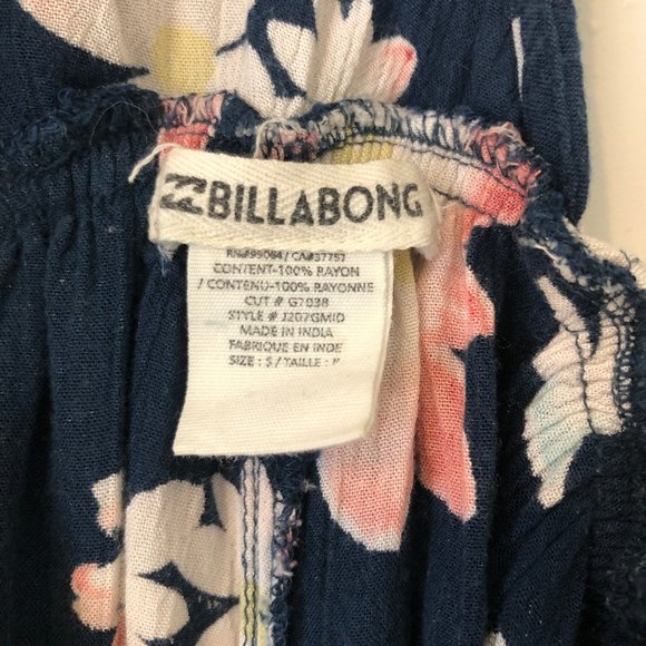 Billabong Floral + Navy Romper - Picture 2 of 4